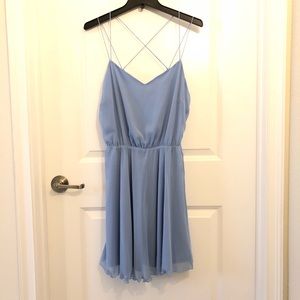 [NWOT] ASOS BLUE SPAGHETTI STRAPS DRESS